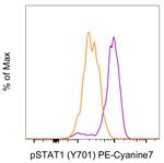 Phospho-STAT1 (Tyr701) Antibody in Flow Cytometry (Flow)