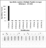 H3K4me1 Antibody in Peptide array (Array)