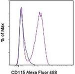 CD115 (c-fms) Antibody in Flow Cytometry (Flow)