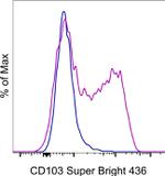 CD103 (Integrin alpha E) Antibody in Flow Cytometry (Flow)