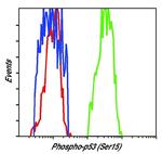 Phospho-p53 (Ser15) Antibody in Flow Cytometry (Flow)