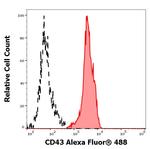 CD43 Antibody in Flow Cytometry (Flow)