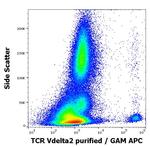 TCR V delta 2 Antibody in Flow Cytometry (Flow)