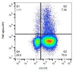 TNF alpha Antibody in Flow Cytometry (Flow)