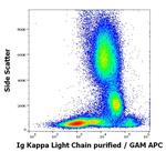 Human Kappa Light Chain Secondary Antibody in Flow Cytometry (Flow)