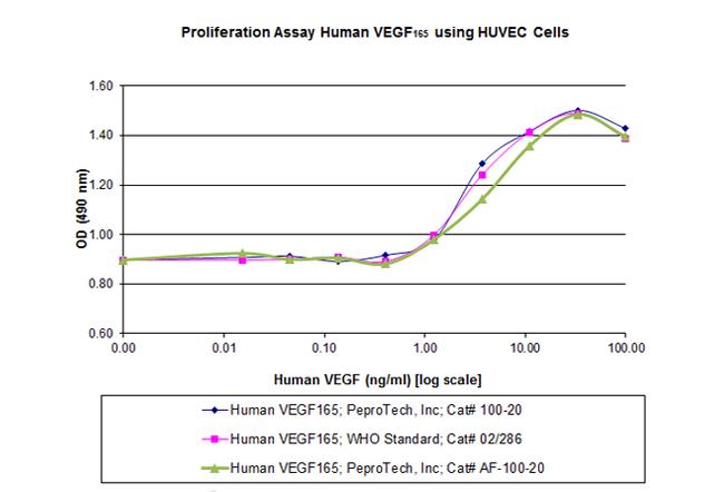 Human VEGF-165 Protein in Functional Assay (Functional)