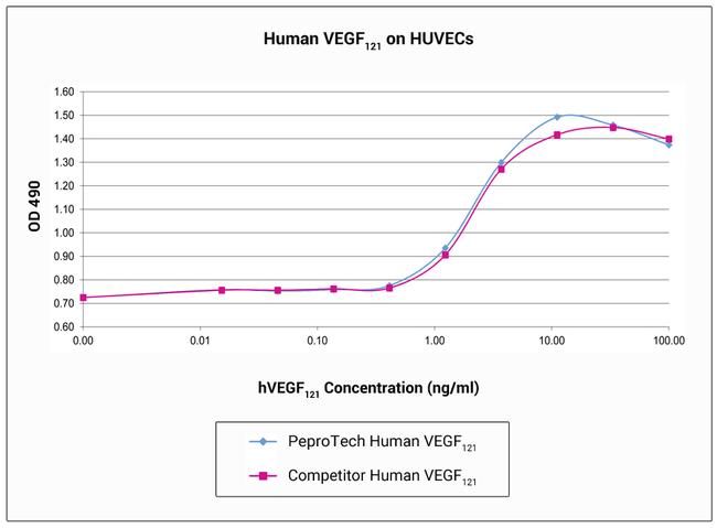 Human VEGF-121 Protein in Functional Assay (Functional)