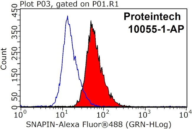 SNAPIN Antibody in Flow Cytometry (Flow)
