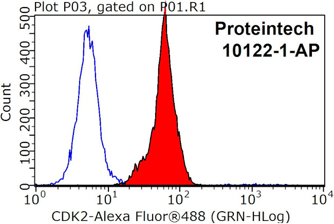 CDK2 Antibody in Flow Cytometry (Flow)