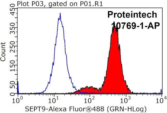 SEPT9 Antibody in Flow Cytometry (Flow)