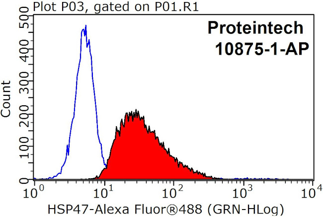 HSP47 Antibody in Flow Cytometry (Flow)