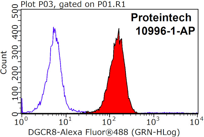 DGCR8 C-terminal Antibody in Flow Cytometry (Flow)