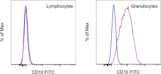 CD10 Antibody in Flow Cytometry (Flow)