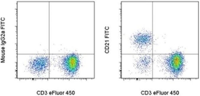 CD21 Antibody in Flow Cytometry (Flow)