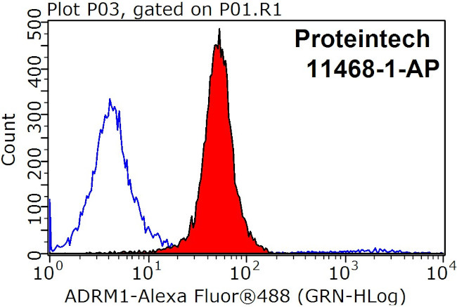 ADRM1 Antibody in Flow Cytometry (Flow)