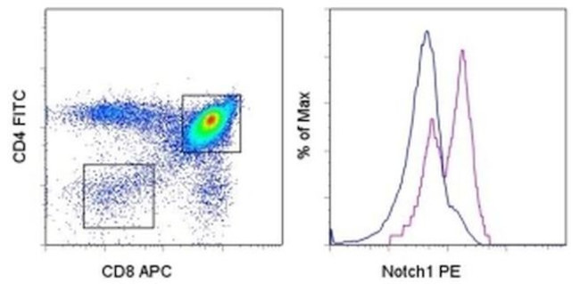 NOTCH1 Antibody in Flow Cytometry (Flow)