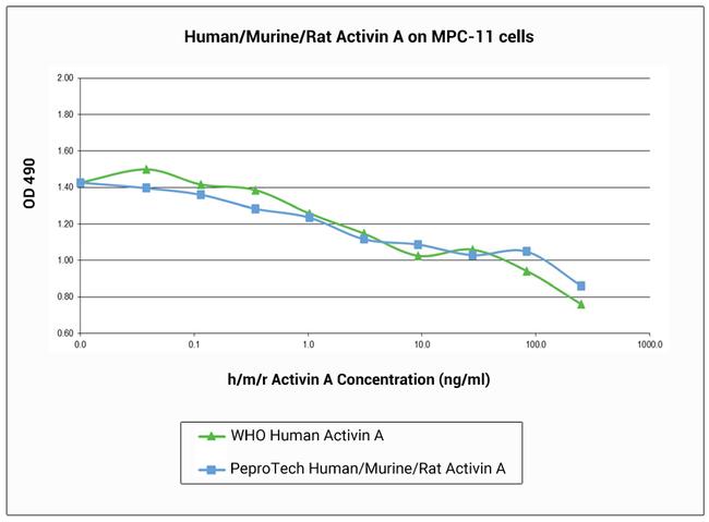 Human/Mouse/Rat Activin A Protein in Functional Assay (FN)