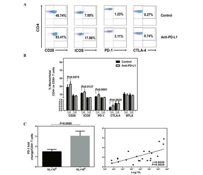 CD278 (ICOS) Antibody in Flow Cytometry (Flow)