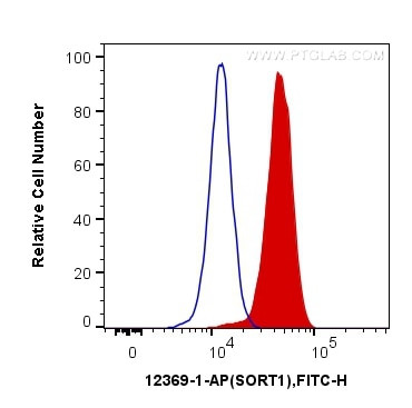 Sortilin Antibody in Flow Cytometry (Flow)