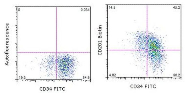 CD201 (EPCR) Antibody in Flow Cytometry (Flow)