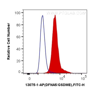 DFNA5 Antibody in Flow Cytometry (Flow)