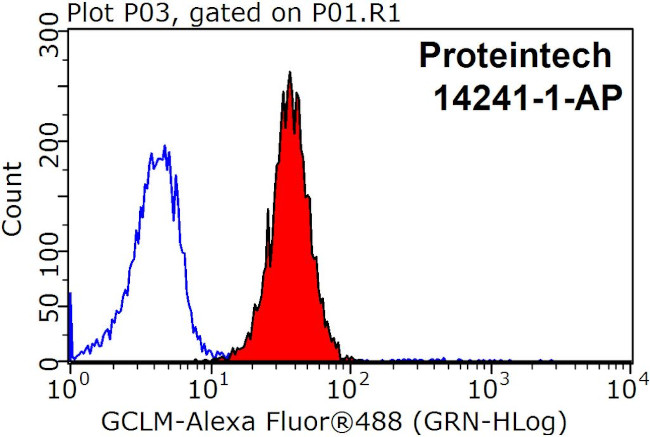 GCLM Antibody in Flow Cytometry (Flow)