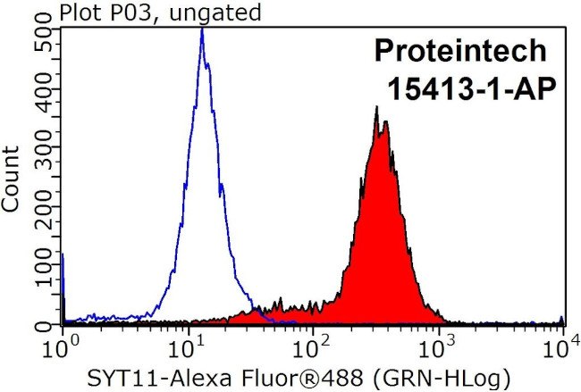 SYT17 Antibody in Flow Cytometry (Flow)