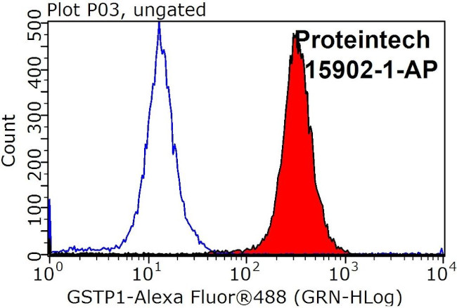 GSTP1 Antibody in Flow Cytometry (Flow)