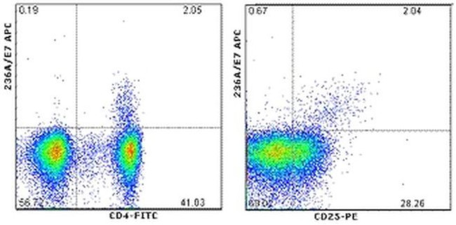 FOXP3 Antibody in Flow Cytometry (Flow)