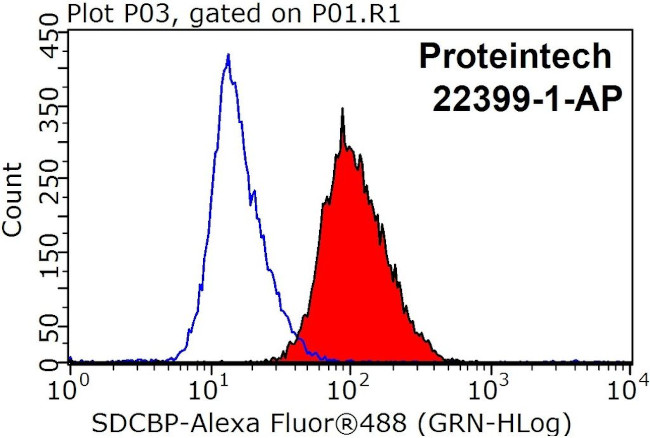 Syntenin-1 Antibody in Flow Cytometry (Flow)