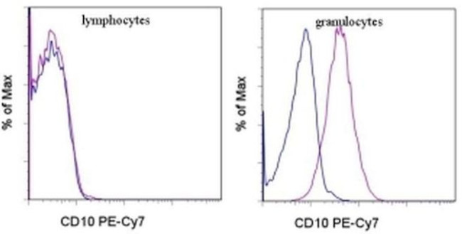 CD10 Antibody in Flow Cytometry (Flow)