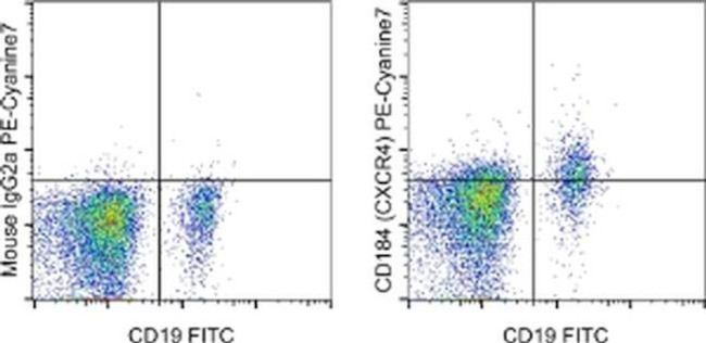 CD184 (CXCR4) Antibody in Flow Cytometry (Flow)