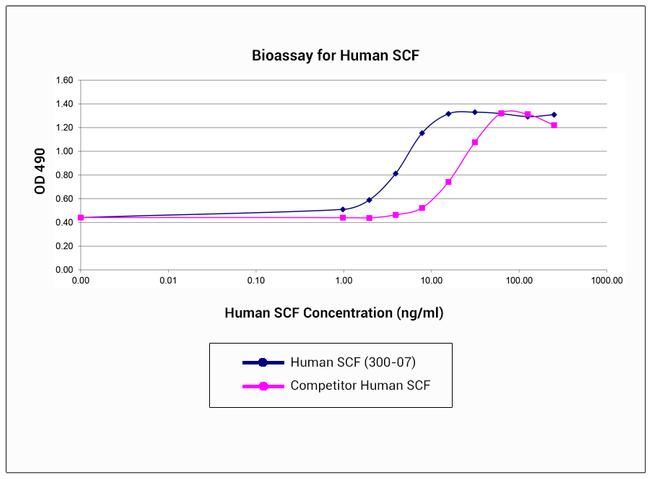 Human SCF Protein in Functional Assay (FN)