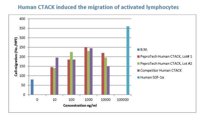 Human CTACK (CCL27) Protein in Functional Assay (FN)