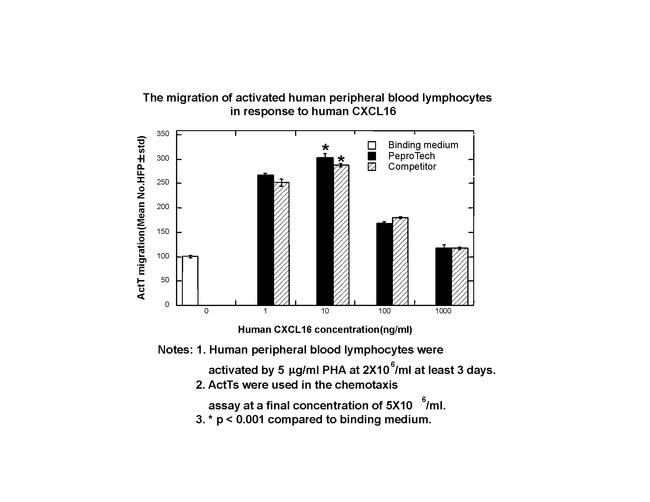 Human CXCL16 Protein in Functional Assay (FN)