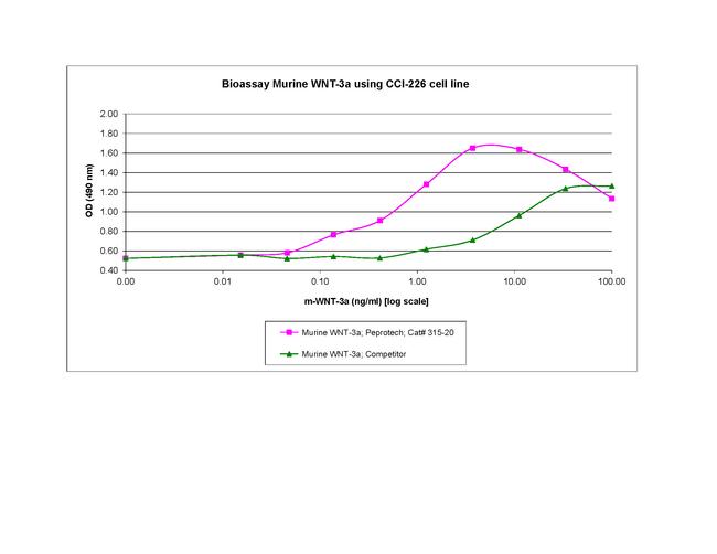 Mouse Wnt-3a Protein in Functional Assay (FN)