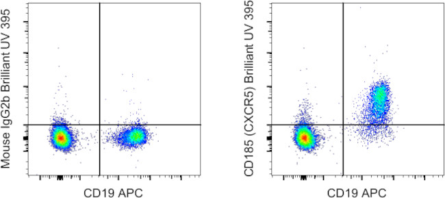 CD185 (CXCR5) Antibody in Flow Cytometry (Flow)