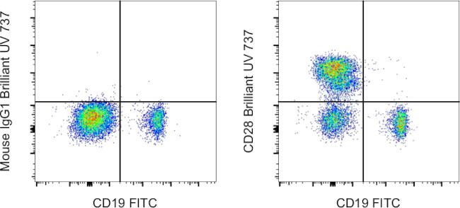 CD28 Antibody in Flow Cytometry (Flow)