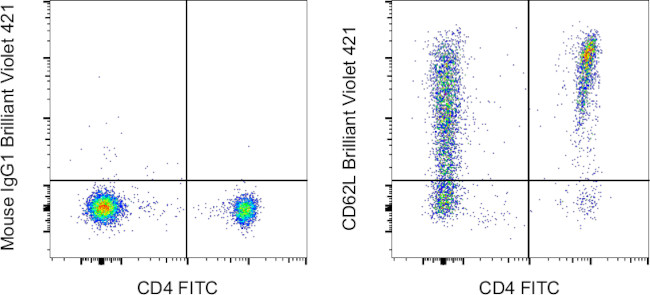 CD62L (L-Selectin) Antibody in Flow Cytometry (Flow)