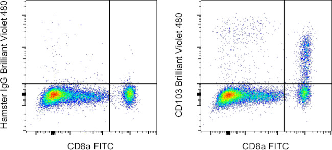 CD103 (Integrin alpha E) Antibody in Flow Cytometry (Flow)