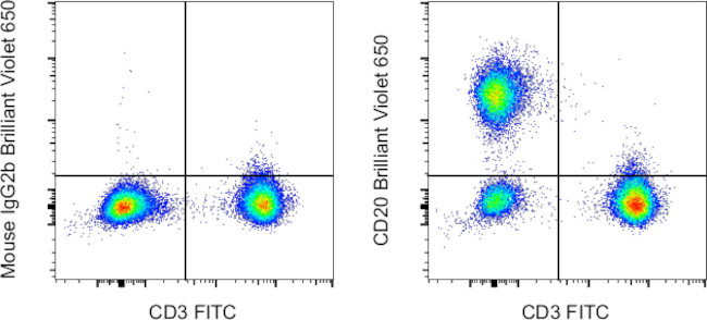 CD20 Antibody in Flow Cytometry (Flow)