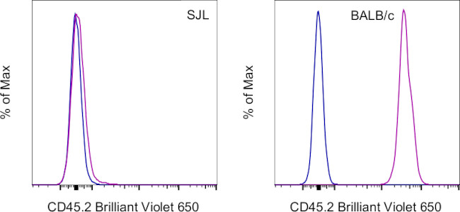 CD45.2 Antibody in Flow Cytometry (Flow)