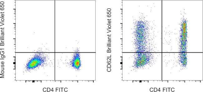 CD62L (L-Selectin) Antibody in Flow Cytometry (Flow)