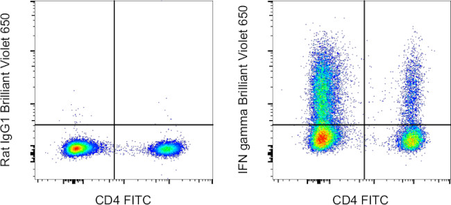 IFN gamma Antibody in Flow Cytometry (Flow)