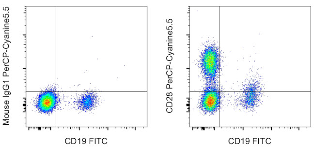 CD28 Antibody in Flow Cytometry (Flow)