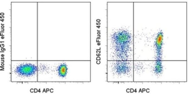 CD62L (L-Selectin) Antibody in Flow Cytometry (Flow)