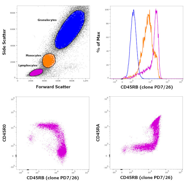 CD45RB Antibody in Flow Cytometry (Flow)