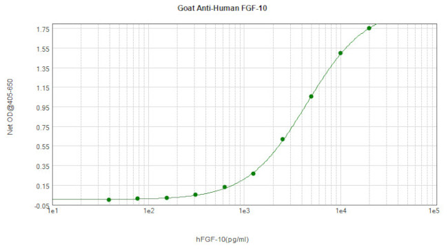 FGF10 Antibody in ELISA (ELISA)