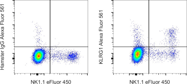 KLRG1 Antibody in Flow Cytometry (Flow)