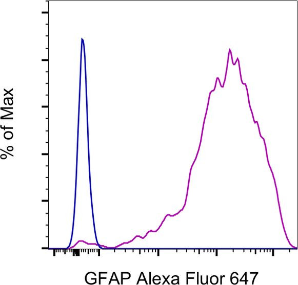 GFAP Antibody in Flow Cytometry (Flow)